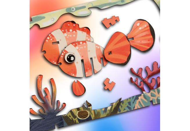 Images and photos of Safari Wonders 3D Puzzle Kit. ESC WELT.