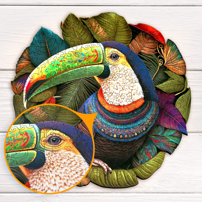 Images and photos of Toucan puzzle 500 pieces. ESC WELT.