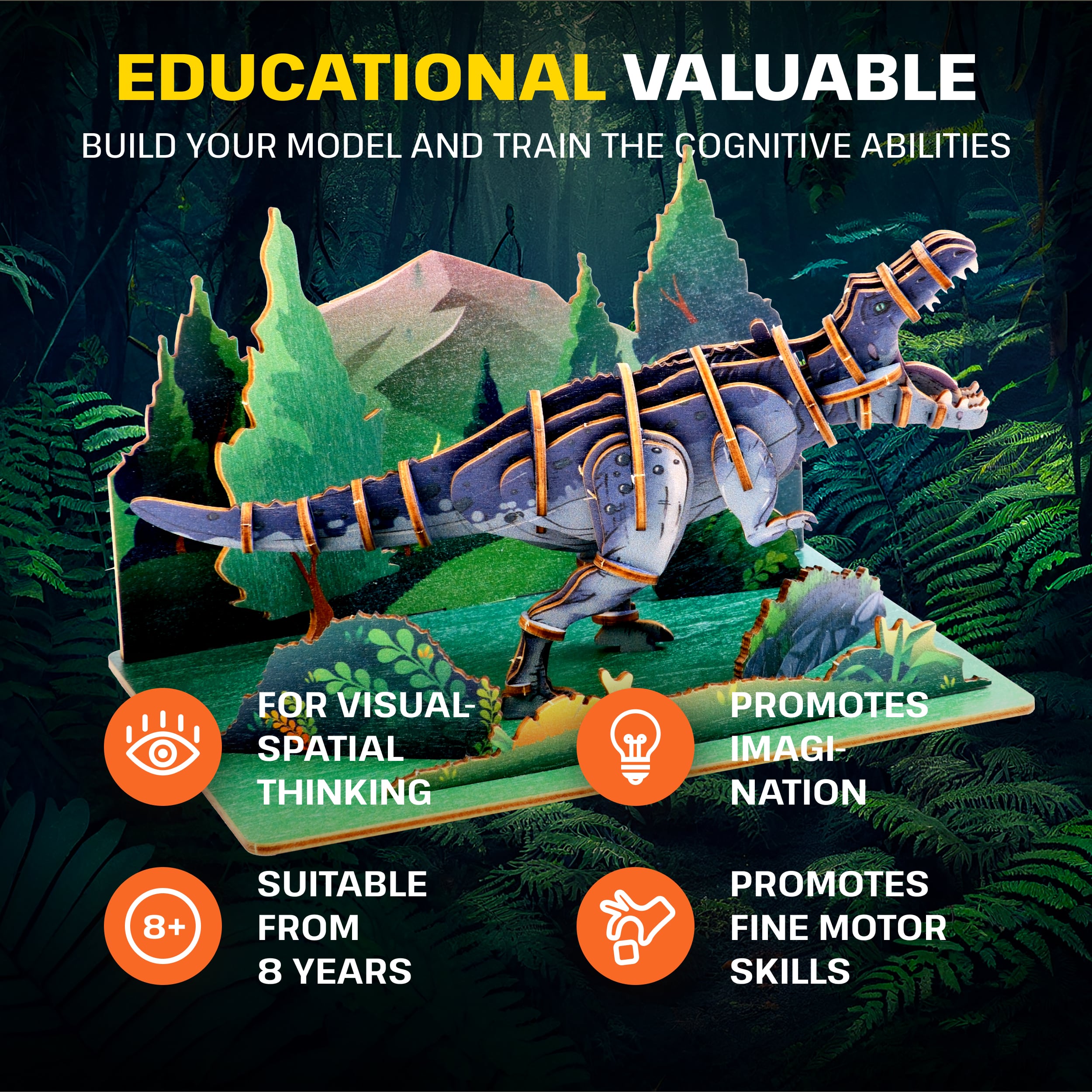 Images and photos of Fantasy Trio 3D Puzzle Kit. ESC WELT.