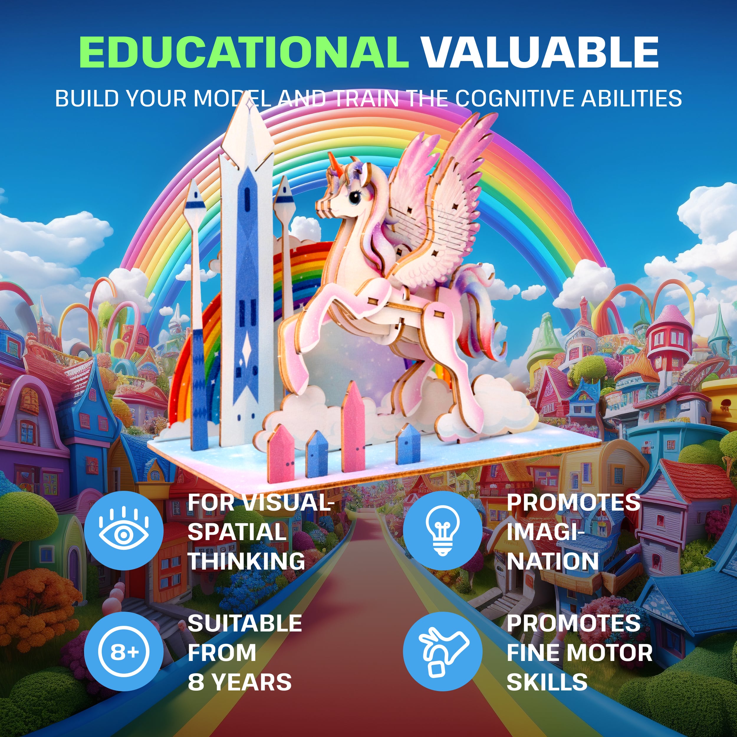 Images and photos of Fantasy Trio 3D Puzzle Kit. ESC WELT.