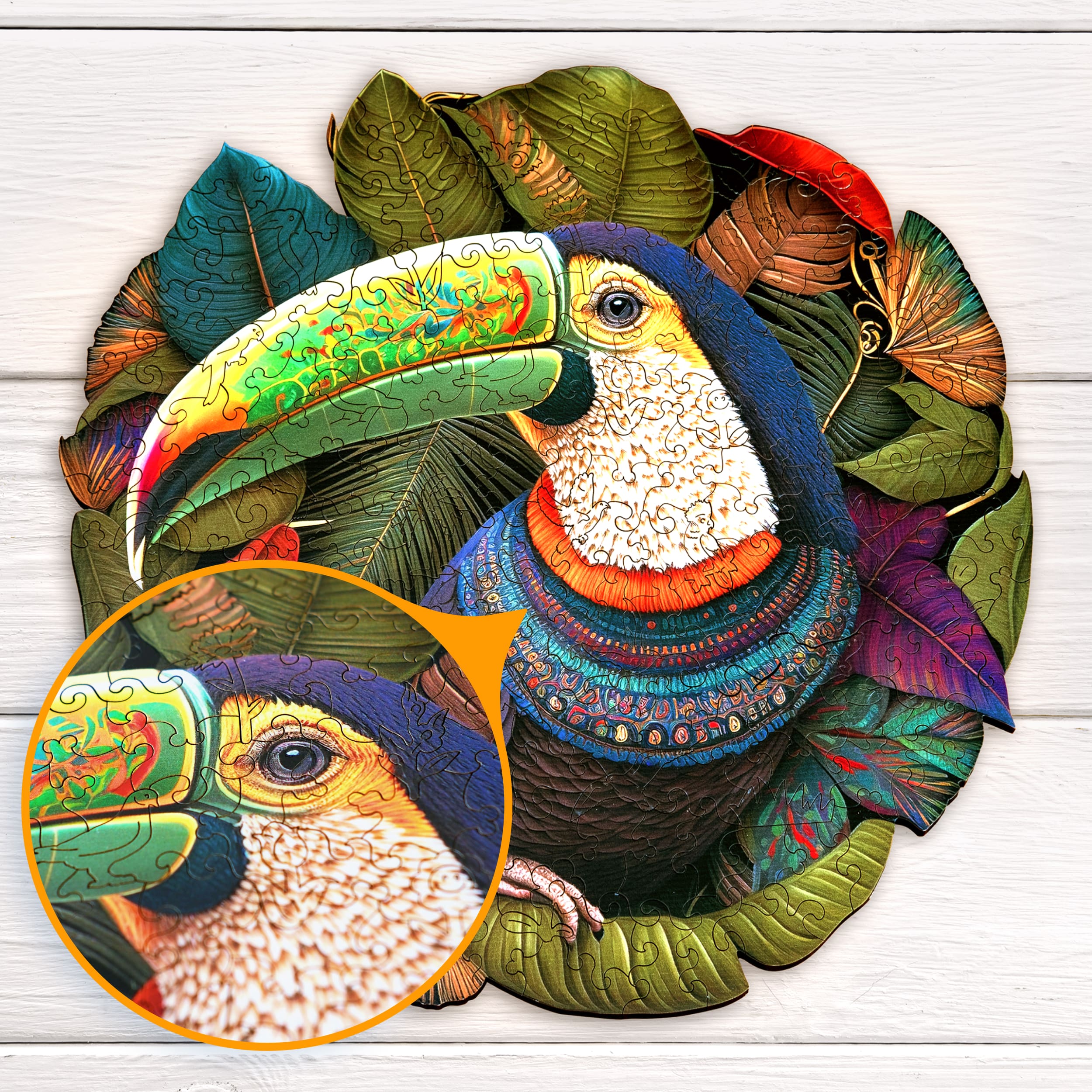 Images and photos of Toucan puzzle 500 pieces. ESC WELT.